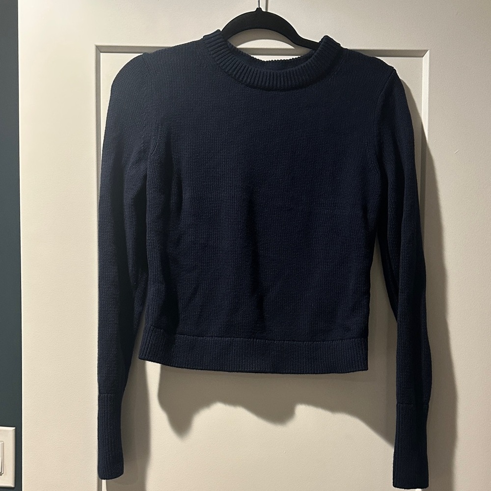 Banana Republic Navy Blue Knit Sweater